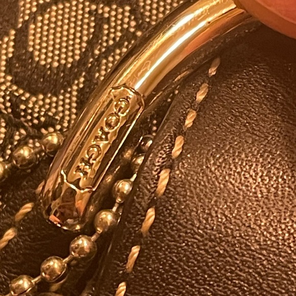 Authentic Coach SOHO Pleated Signature Black Satchel Serial C0867-F12310 - Picture 14 of 16